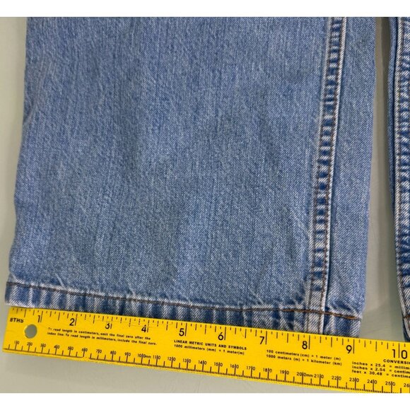 Carhartt Carpenter Jeans Men's 42X32 Loose Fit Straight Leg Denim Dungaree Y2K - Picture 8 of 12